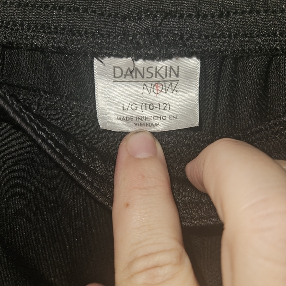 Danskin Now Girls Black Athletic Shorts Size L (10-12) - Picture 5 of 9